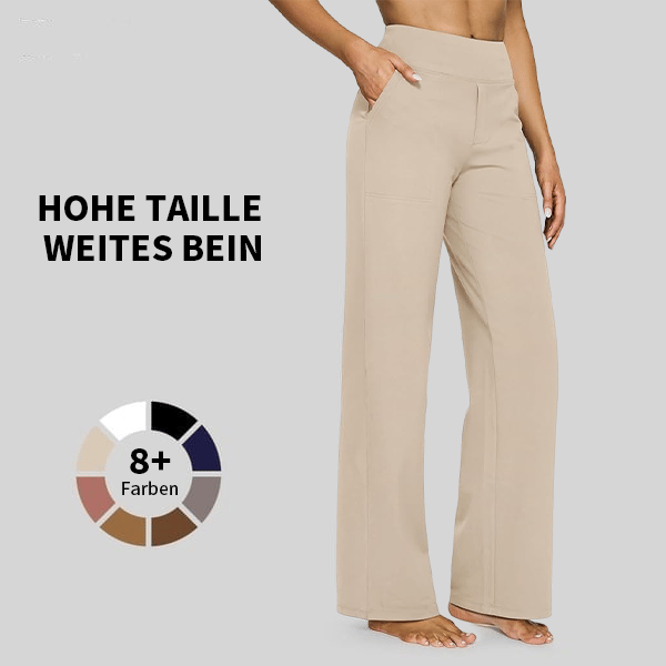 đ Dernier jour 50% de rĂ©duction đ„ Pantalon ample Ă taille haute pour les affaires dĂ©contractĂ©es et les pantalons de yoga.