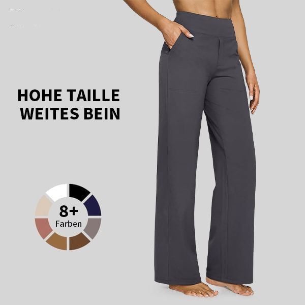 đ Dernier jour 50% de rĂ©duction đ„ Pantalon ample Ă taille haute pour les affaires dĂ©contractĂ©es et les pantalons de yoga.