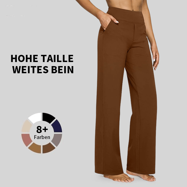 đ Dernier jour 50% de rĂ©duction đ„ Pantalon ample Ă taille haute pour les affaires dĂ©contractĂ©es et les pantalons de yoga.