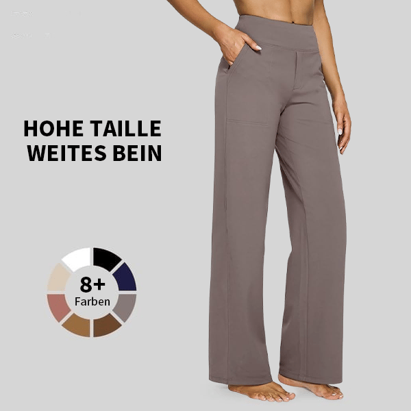 đ Dernier jour 50% de rĂ©duction đ„ Pantalon ample Ă taille haute pour les affaires dĂ©contractĂ©es et les pantalons de yoga.