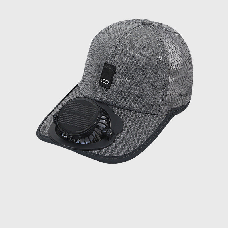 Casquette de Baseball Respirante avec Ventilateur Solaire
