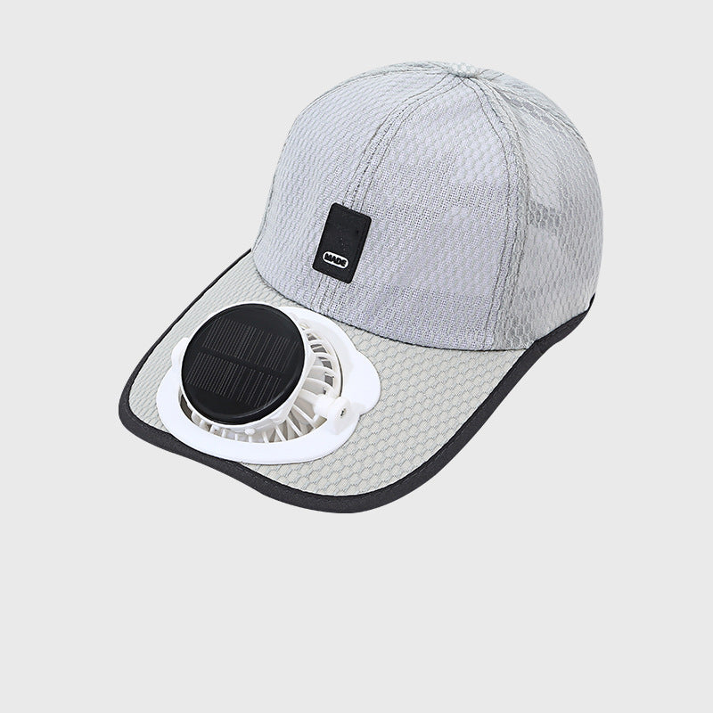 Casquette de Baseball Respirante avec Ventilateur Solaire