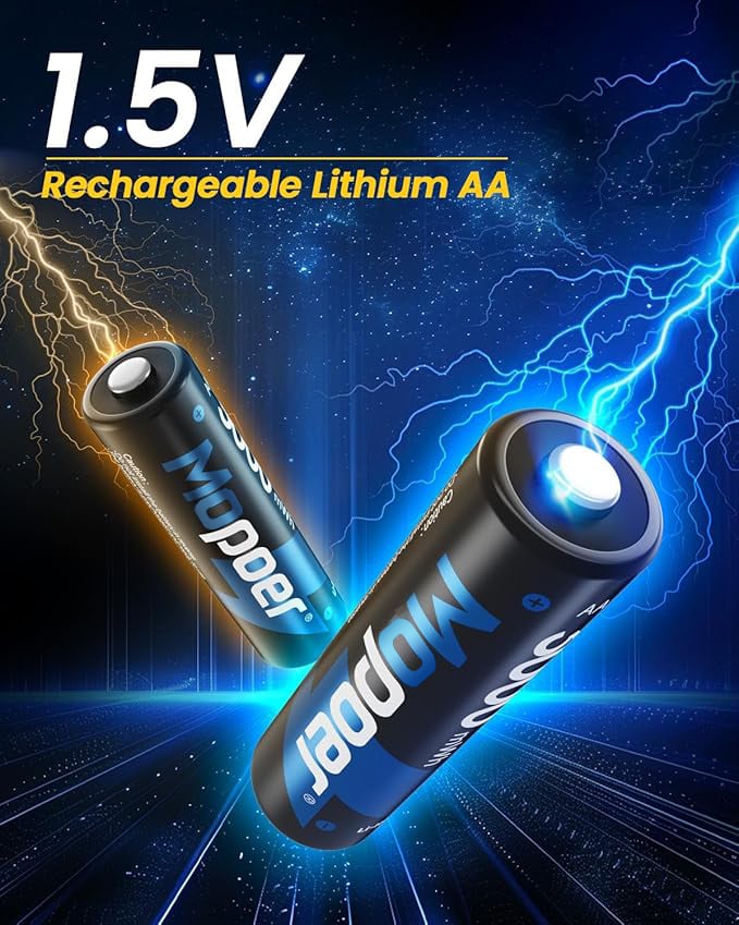 🏆✨ Vente chaude 50% de réduction 🔋 Batterie Li-ion avec boîte de stockage de charge intégrée 💡 Protection contre les surcharges