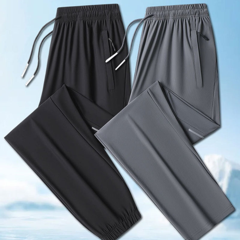 Pantalon de sport léger pour hommes avec poches zippées