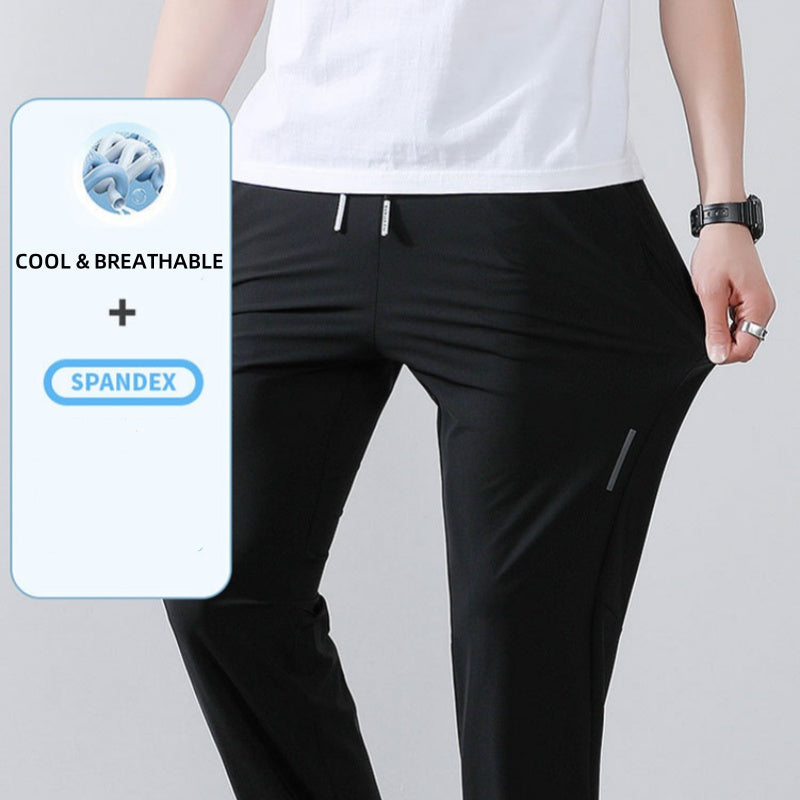 Pantalon de sport léger pour hommes avec poches zippées