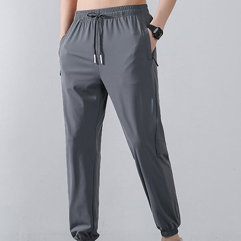 Pantalon de sport léger pour hommes avec poches zippées