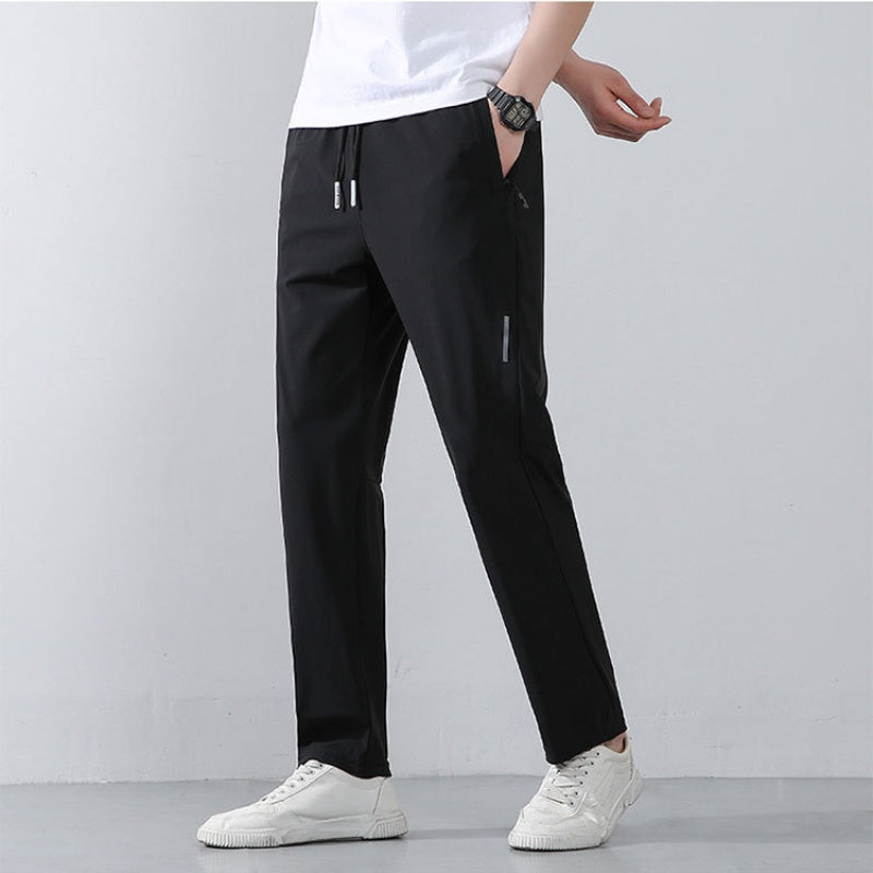 Pantalon de sport léger pour hommes avec poches zippées