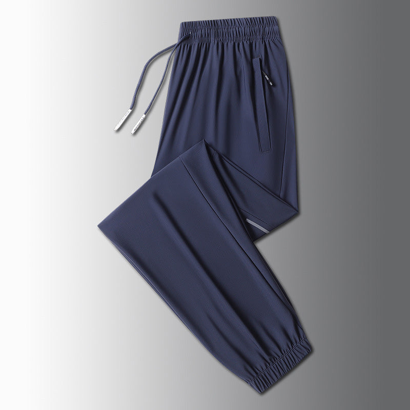 Pantalon de sport léger pour hommes avec poches zippées