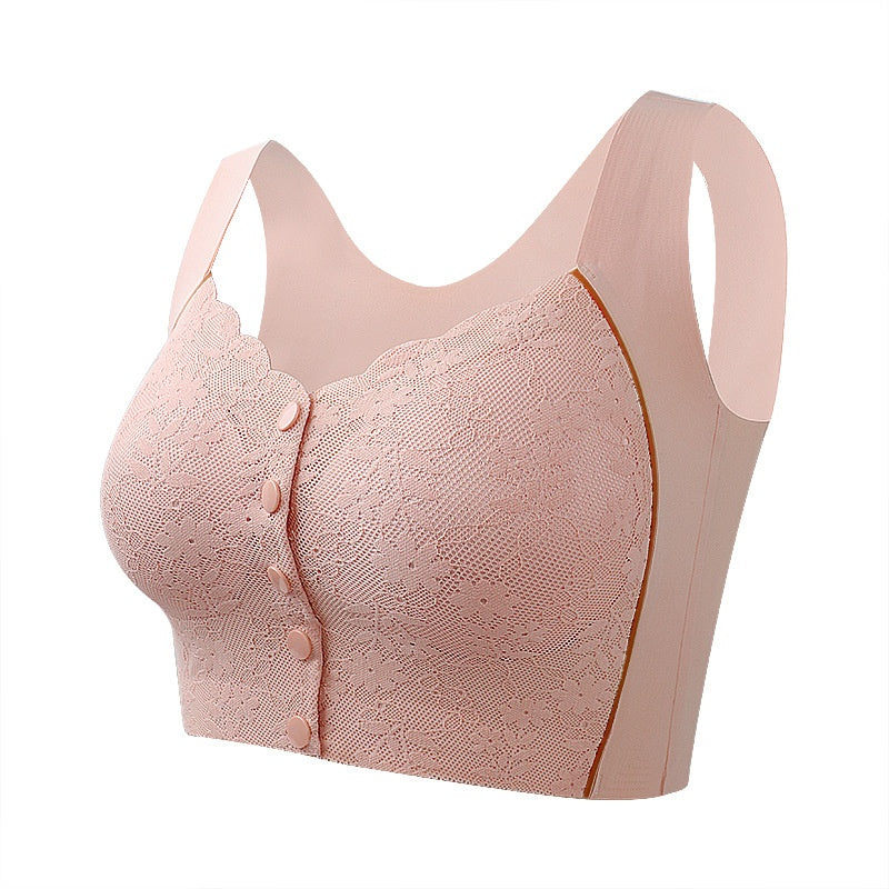 Soutien-gorge confortable sans armatures à fermeture frontale pour femme