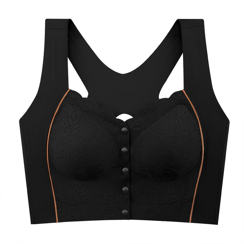 Soutien-gorge confortable sans armatures à fermeture frontale pour femme