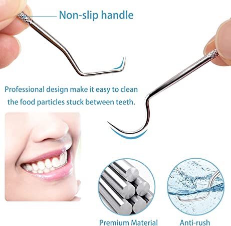 Ensemble de Cure-Dents Réutilisables en Inox🦷Durable & Hygiénique