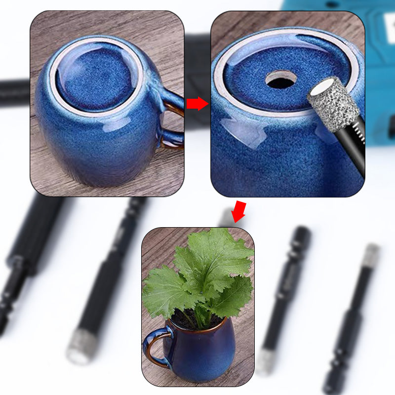 🎁Durée limitée 50 % de réduction✨Forets à Queue Hexagonale pour Marbre / Carrelage / Pierre🔧