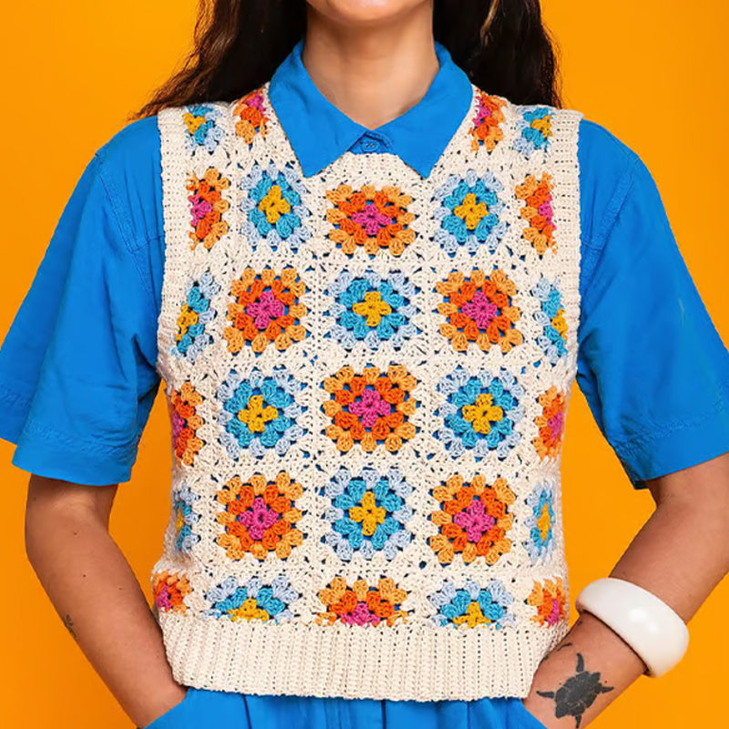 Le Jeu de Cartes Granny Square pour le Crochet – 50 Motifs à Mélanger et Assortir