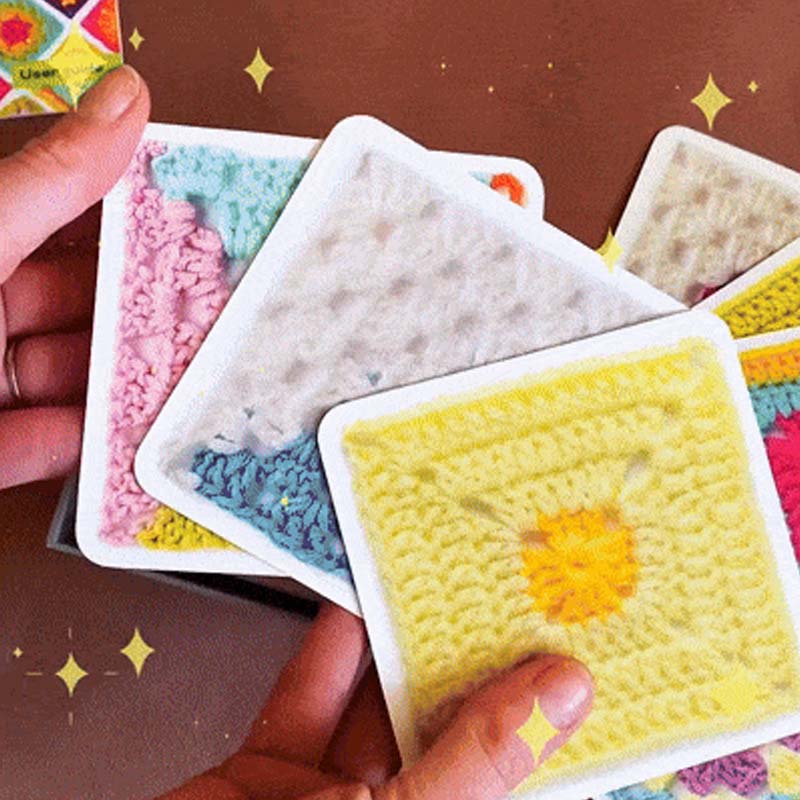 Le Jeu de Cartes Granny Square pour le Crochet – 50 Motifs à Mélanger et Assortir