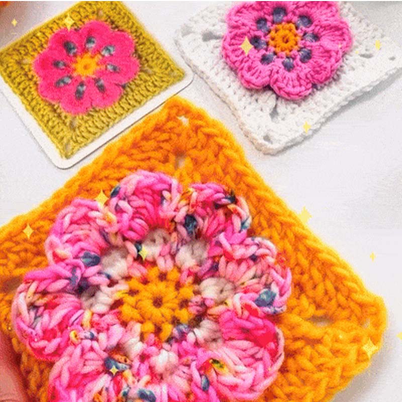 Le Jeu de Cartes Granny Square pour le Crochet – 50 Motifs à Mélanger et Assortir