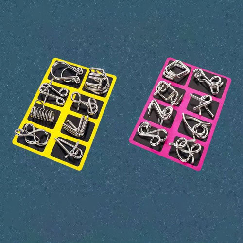 🔗 60% DE RÉDUCTION ! 🧠 Iron Link Unlock Interlock Game - Casse-Tête Métallique Anti-Stress pour Défi Cérébral et Relaxation 🧩✨