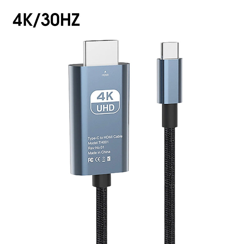 Adaptateur d'affichage 4K HD Type-C vers HDMI
