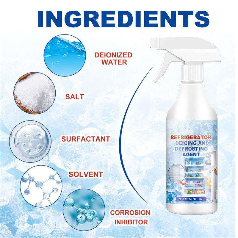 Spray Dégivrant pour Réfrigérateur et Congélateur – 120 ml