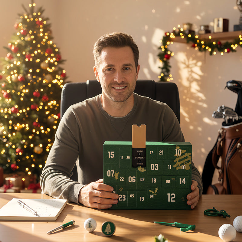 🎄⛳️ Calendrier de l'Avent de Noël pour golfeurs, 24 pièces – Une surprise golfique chaque jour, améliorez votre jeu et profitez d'une qualité durable !