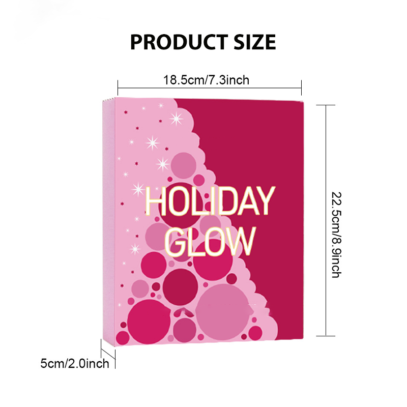 🎄Soldes de Noël : 50 % de réduction ⛄ Coffret cadeau calendrier de l'Avent maquillage 💄 — Kit tout-en-un avec palette de 40 fards à paupières et surprises quotidiennes (le cadeau de Noël idéal ! 🎁)