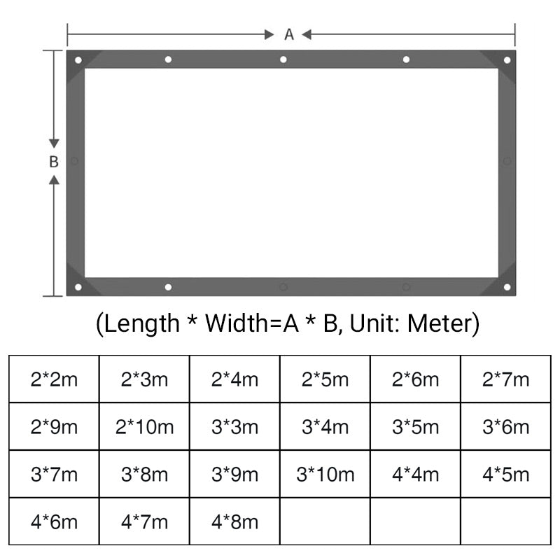 Bâche isolante transparente imperméable à usage intensif