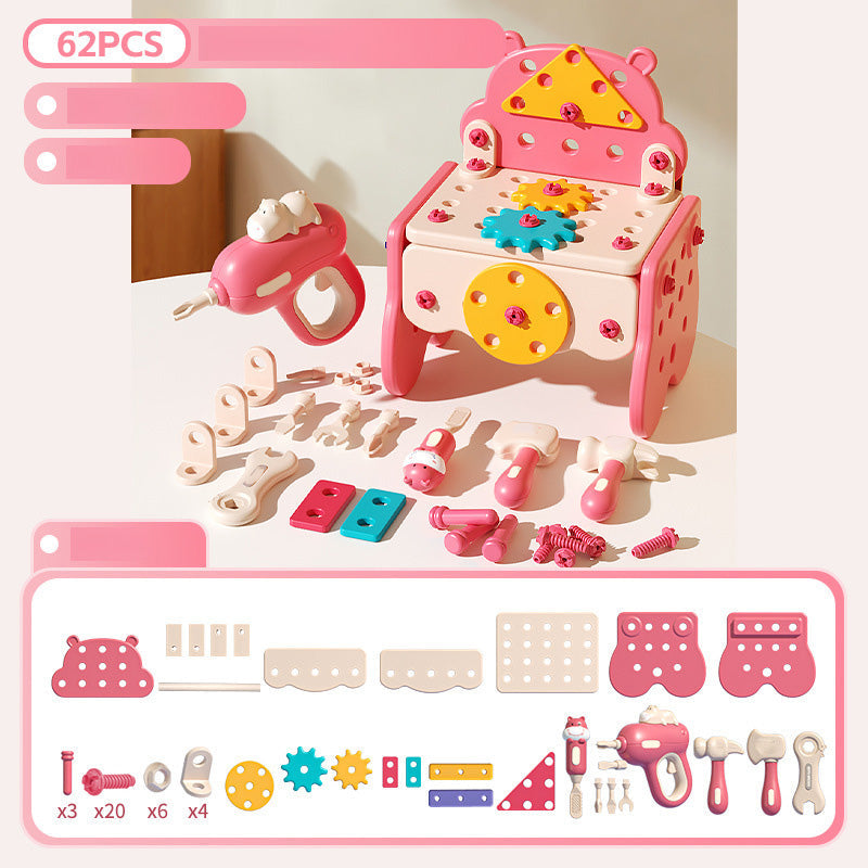 Ensemble de 60 outils de réparation pour enfants