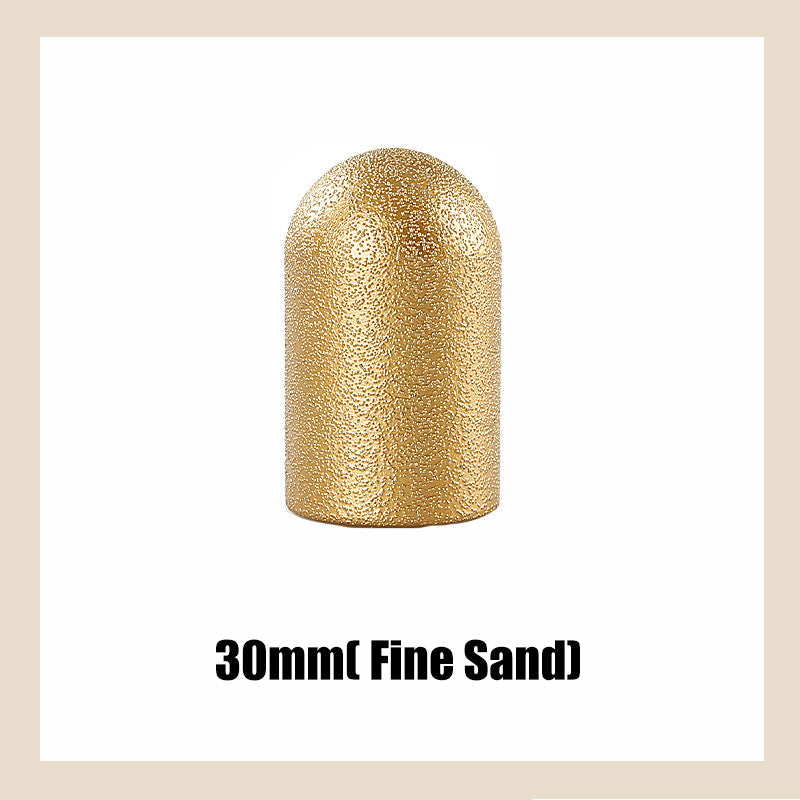 Tête de meulage ronde brasée sous vide, abrasive