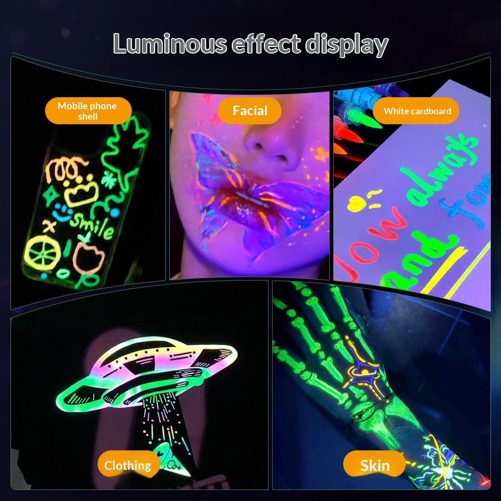 🎨 50% DE RÉDUCTION ! ✨ Set de 8 Stylos pour Body Art – Couleurs Vives, Lavables & Sécuritaires pour la Peau 🧒✨