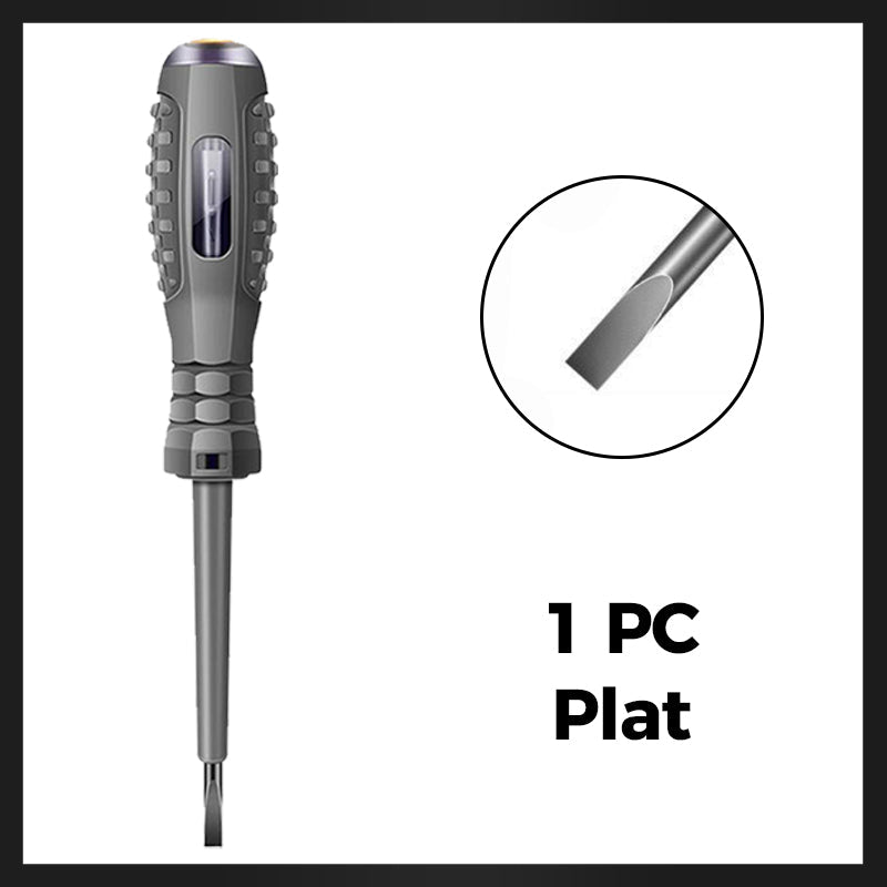 🔥 50% DE RÉDUCTION ! ✨ Tournevis Magnétique 2-en-1 - Détection Électrique Integrée, Couple Élevé pour Réparations Domestiques 🔧⚡