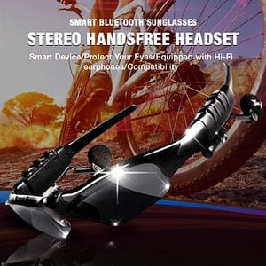 50 % de réduction – Lunettes polarisées Bluetooth 🕶️ pour sport 🏃‍♂️, musique 🎧 + protection solaire 🌞.