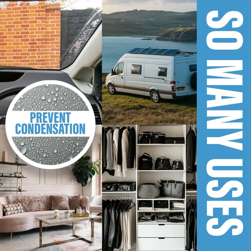 🚗 ACHETEZ 1 OFFREZ 1! ✨ Déshumidificateur de Voiture Réutilisable en Gel de Silice - Absorbe l'Humidité et Élimine la Condensation sur Pare-brise & Intérieur 🔄🌬️