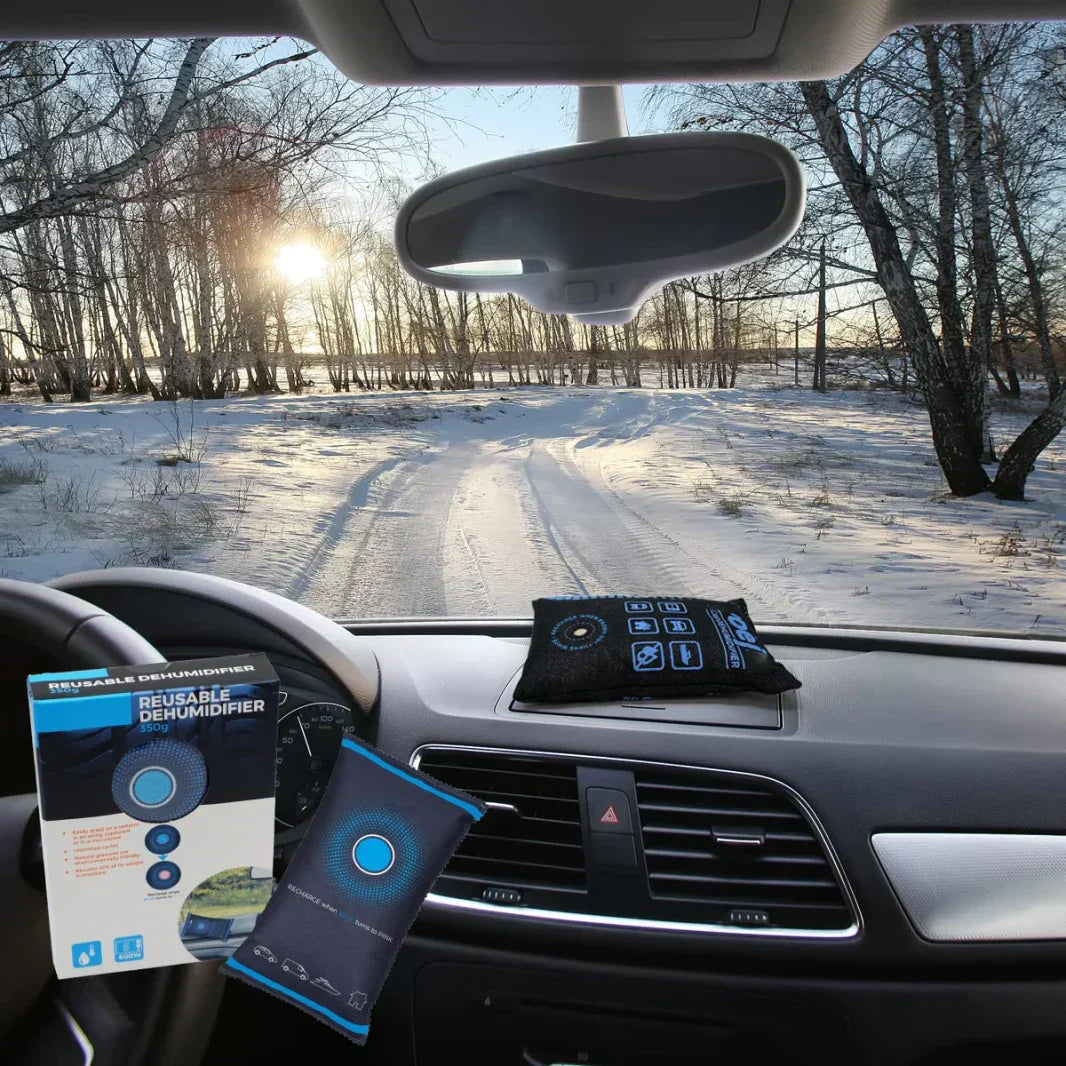 🚗 ACHETEZ 1 OFFREZ 1! ✨ Déshumidificateur de Voiture Réutilisable en Gel de Silice - Absorbe l'Humidité et Élimine la Condensation sur Pare-brise & Intérieur 🔄🌬️