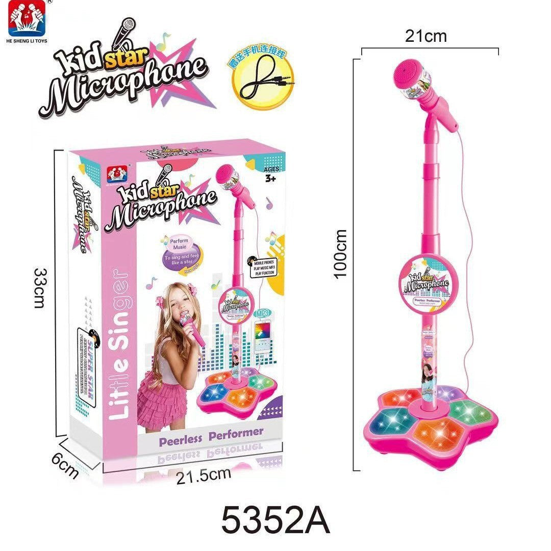 🎄🎉 Offre spéciale Noël : 50 % de réduction ✨ Microphone karaoké pour enfants avec lecteur de musique lumineux — Le cadeau idéal pour vos petits