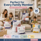 ⏳LAST DAY SALE ONLY ￡8.99!🏆🧳No‑Pump Vacuum Storage Bags – Press & seal, no pump needed. Saves 80% space, keeps clothes dry & dust‑free. Perfect for bulky bedding & off‑season gear. 🛏️🗄️