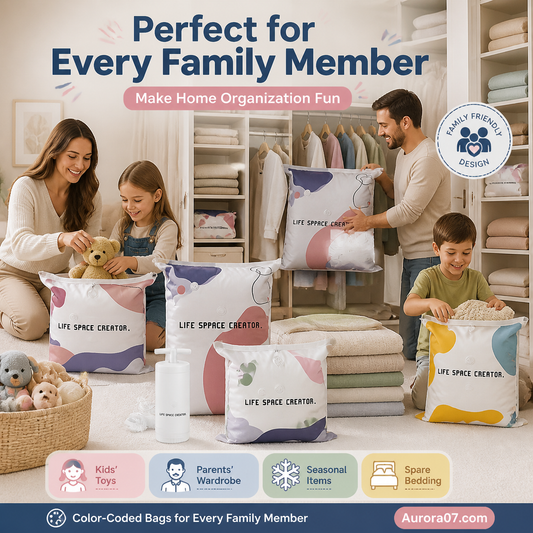 ⏳LAST DAY SALE ONLY ￡8.99!🏆🧳No‑Pump Vacuum Storage Bags – Press & seal, no pump needed. Saves 80% space, keeps clothes dry & dust‑free. Perfect for bulky bedding & off‑season gear. 🛏️🗄️