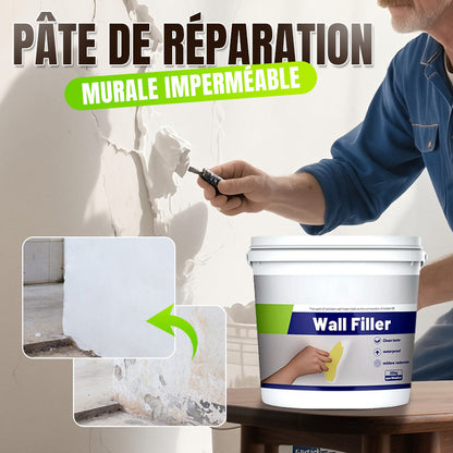 🏆Livraison limitée dans le temps papier abrasif + grattoir🔥Pâte de réparation murale imperméable et résistante à la moisissure✨
