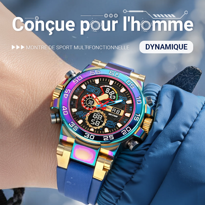 ⌚50 % DE RÉDUCTION✨Montre LED multifonctionnelle🌟Écran numérique étanche, 7 modes sportifs avec surveillance du sommeil🔋