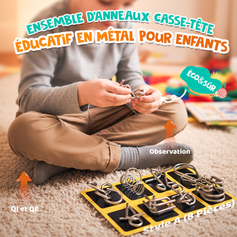 ⏳Spécial à durée limitée⏰Jeu de Désenchevêtrement de Chaînes Métalliques ⛓️