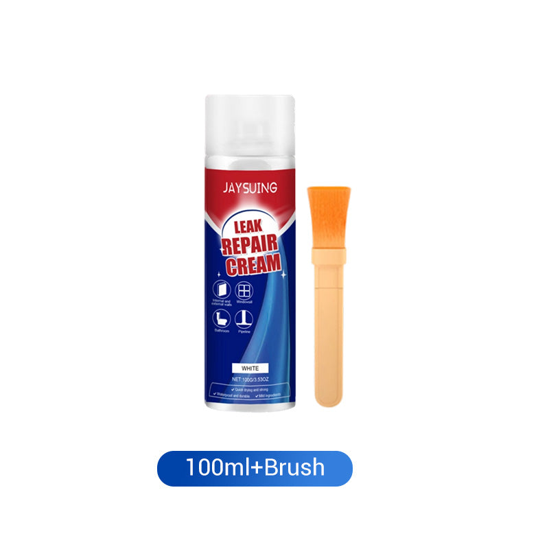 ✨ Spray de réparation instantanée des fuites - Scelle les fissures et les interstices en 5 minutes, étanche et flexible pour tuyaux/toits