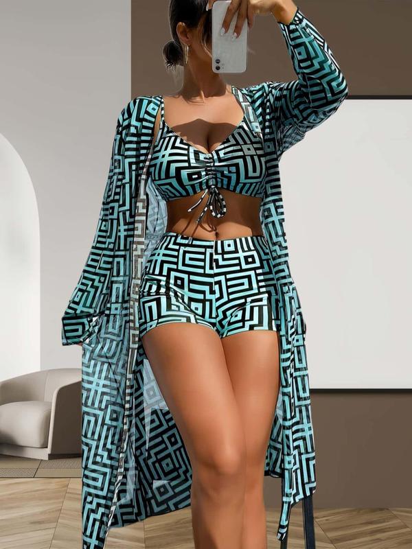 🔥VENTE CHAUDE 50 % DE RÉDUCTION🔥💕 Ensemble de maillot de bain 3 pi