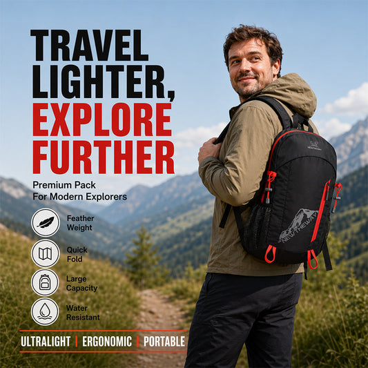 🎒Foldable Waterproof Camping Backpack