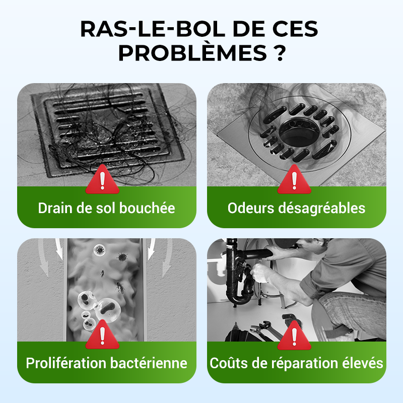 🧼 Poudre Débouche-Tuyaux Puissante – Action Rapide, Sans Effort & BOGO : Achetez 1, Obtenez 1 Gratuit !