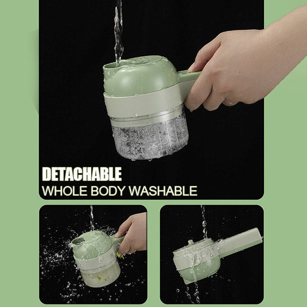 ⏳Spécial à durée limitée⏰Set coupe-légumes électrique à main 4 en 1