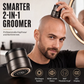 📢📢⏰️2-in-1 Smart Electric Bald Head Shaver and Beard Trimmer with Digital Display