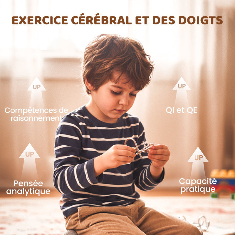 ⏳Spécial à durée limitée⏰Jeu de Désenchevêtrement de Chaînes Métalliques ⛓️