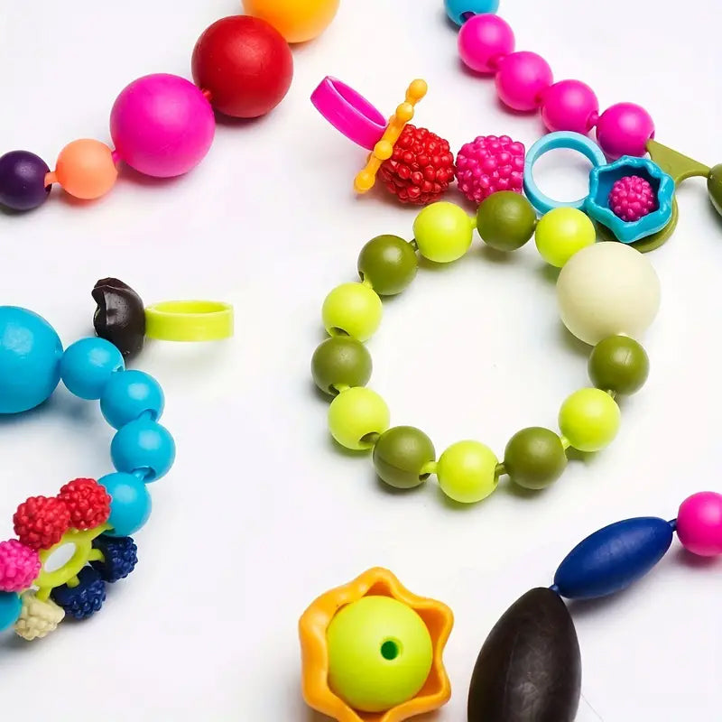👸🏻Perles Pop pour la fabrication de bijoux pour enfants