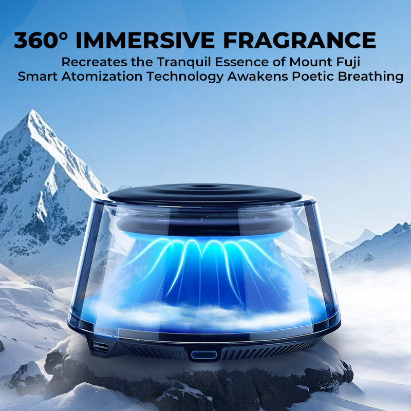 ☁️Diffuseur de voiture Cloud Mist 2025 - Marche/arrêt automatique avec batterie USB-C de 30 jours et 1 recharge = 1 an de fraîcheur