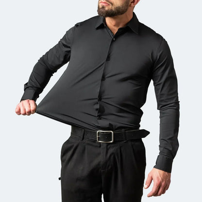 Chemise Habillée Extensible à Manches Courtes pour Hommes