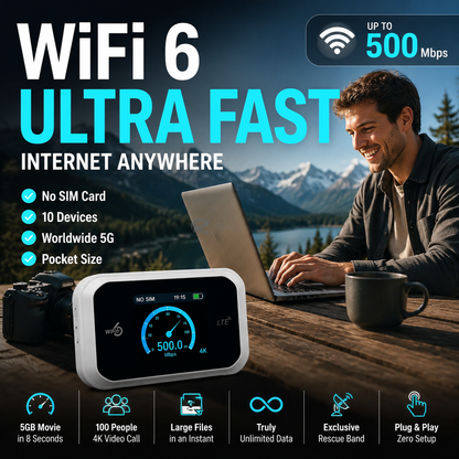 📶 LIMITED-TIME 50% OFF! ⚡Limited-Time Offer-Mobile hotspot with full Wi-Fi coverage✨