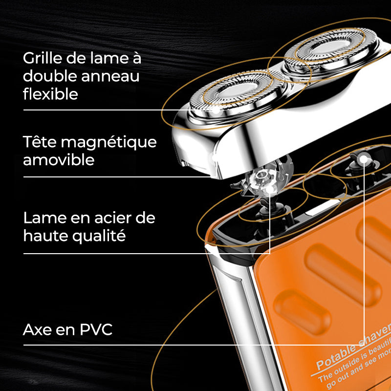 🔥VENTE CHAUDE 50% DE RÉDUCTION🔥Rasoir Électrique de Poche pour Hommes